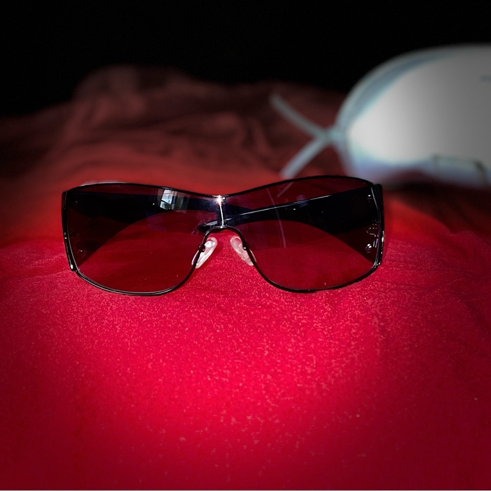 Dior Black and Silver Sunglasses